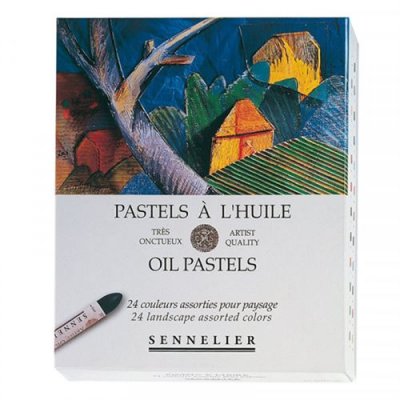  Boite De 24 Pastels &Agrave; L'huile - Paysage - Sennelier