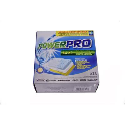 WPRO Bo&icirc;te de 24 tablettes de lavage Lave-vaisselle 484000008429 