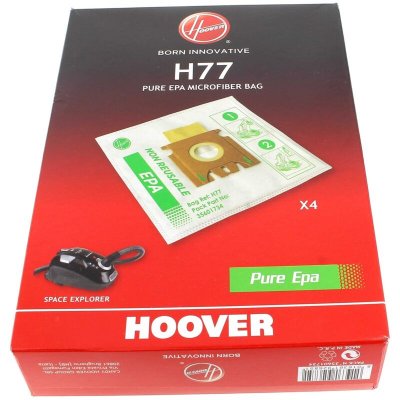 HOOVER Boite de 4 sacs microfibre H77 (35601734) Aspirateur 