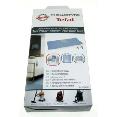 Bo&icirc;te de 4 sacs WET &amp; DRY (62409-31139) Aspirateur ZR804 ROWENTA - 62409_3662894856803