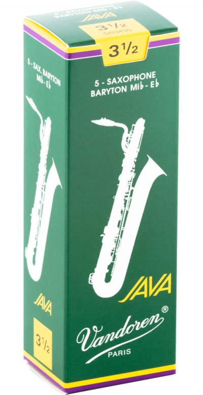 VANDOREN Bo&icirc;te De 5 Anches Saxophone Baryton Java Force 3.5 -  Sr3435