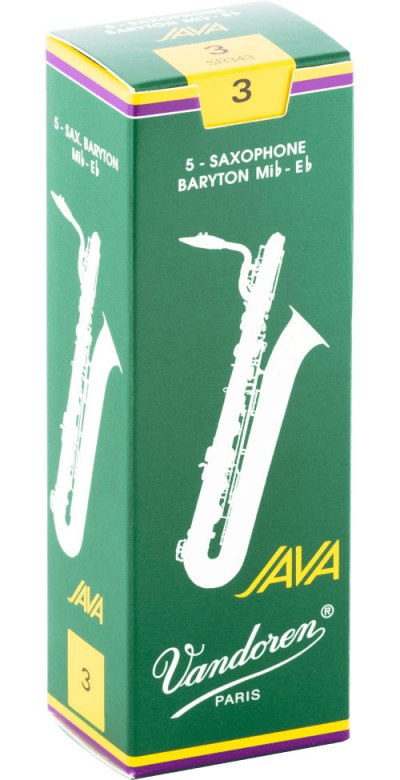 VANDOREN Bo&icirc;te De 5 Anches Saxophone Baryton Java Force 3 -  Sr343