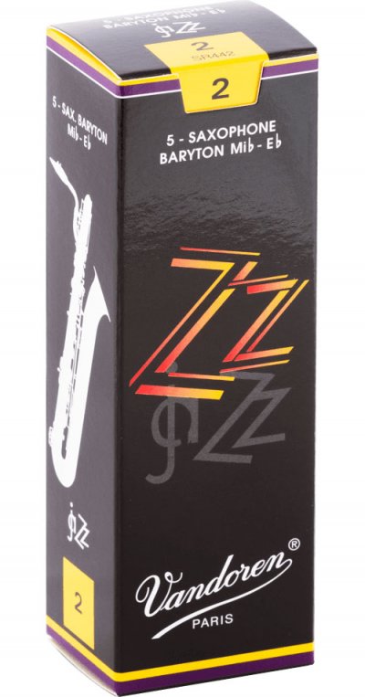 VANDOREN Bo&icirc;te De 5 Anches Saxophone Baryton Zz Force 2 -  Sr442