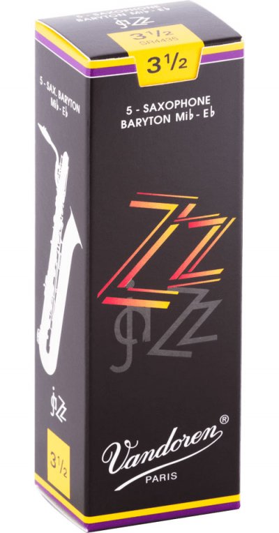VANDOREN Bo&icirc;te De 5 Anches Saxophone Baryton Zz Force 3.5 -  Sr4435