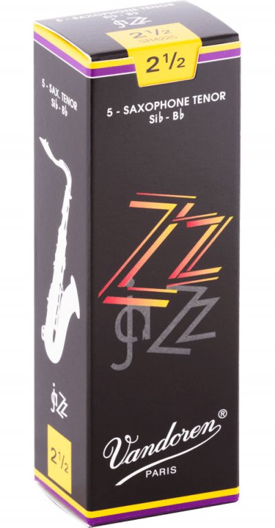 VANDOREN Bo&icirc;te de 5 anches saxophone tenor ZZ Force 2.5 - SR4225