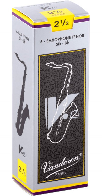 VANDOREN Bo&icirc;te de 5 anches V12 saxophone tenor Force 2.5 - SR6225