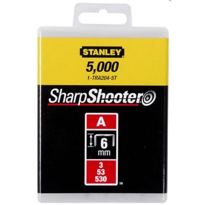 STANLEY Bo&icirc;te De 5000 Agrafes Type A 10Mm  1-Tra206-5T