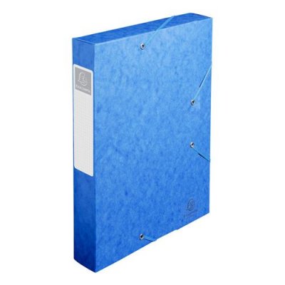 EXACOMPTA Bo&icirc;te de classement Cartobox - &eacute;paisseur 7 / 10&egrave; - dos 60 mm - bleu