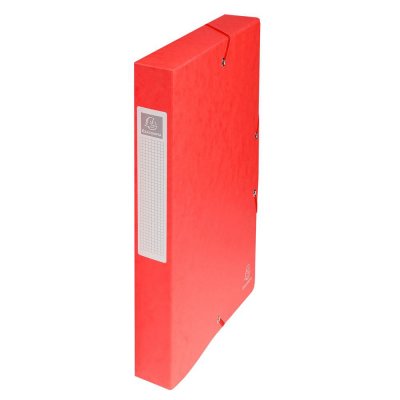 EXACOMPTA Bo&icirc;te de classement Exabox - Dos 40 mm -  - Rouge