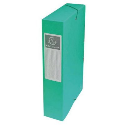 EXACOMPTA Bo&icirc;te de classement Exabox - Dos 60 mm -  - Verte