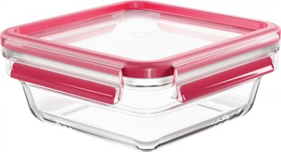 EMSA Bo&icirc;te de conservation CLIP & CLOSE verre, 0,80 litre