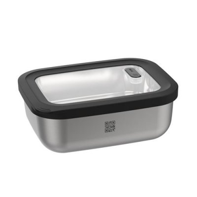 GEFU Boite de conservation Provido rectangulaire 60cl - - Argent - Inox