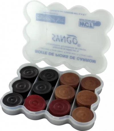 CARROM ART Bo&icirc;te de pions break to finish ACC7