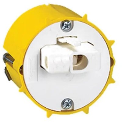 Bo&icirc;te dencastrement + fiche batibox pour applique legrand leg91943
