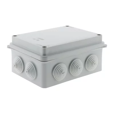 ZENITECH Bo&icirc;te &eacute;tanche rectangulaire 150 x 110 x 70mm &agrave; visser 1/4 de tour IP54