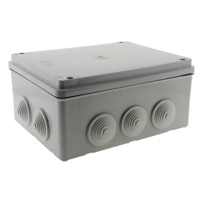 ZENITECH Bo&icirc;te &eacute;tanche rectangulaire 220 x 170 x 105mm &agrave; visser 1/4 de tour IP54