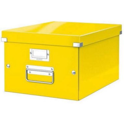 LEITZ Bo&icirc;te  Click & Store Taille M - format A4 - capacit&eacute; 17L - orange