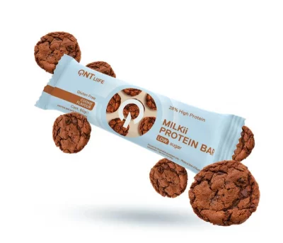 QNT Bo&icirc;te Milkii protein bar (12x60g)  Barres prot&eacute;in&eacute;es Cookies 