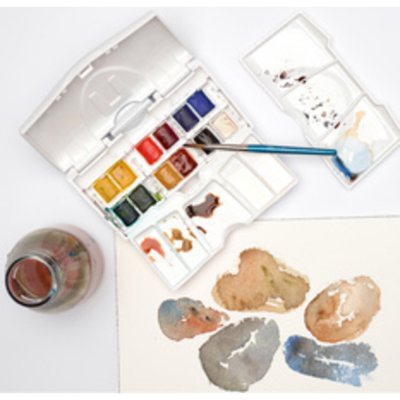 WINSOR & NEWTON Bo&icirc;te New Sketcher Plus aquarelle Cotman 12 x 1/2 godet