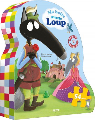 Bo&icirc;te puzzle Loup N&deg;2 aille Unique Coloris Unique