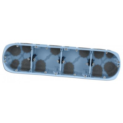 EUR OHM Bo&icirc;te quadruple XL AIR'm&eacute;tic d67 p40 entraxe 71 (52068)