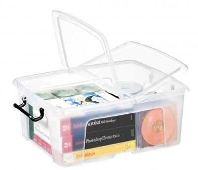 CEP Boite Rangement Multi-usage 24l Transparent