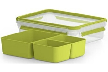 EMSA Boite snack clip&go 1.2 l -  - Vert - Plastique