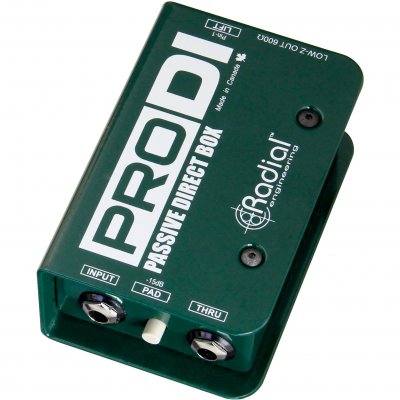 RADIAL Boites Directs  Pro Di - Passive Di Prodipassivedi