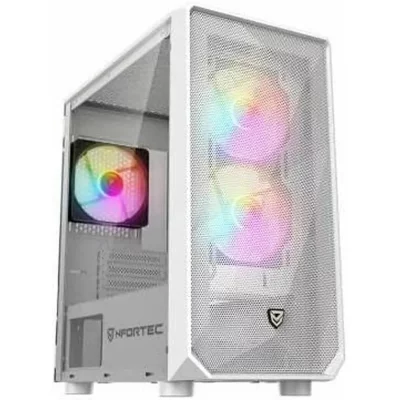 NFORTEC Bo&icirc;tier ATX  NF-CS-DYS-W Blanc