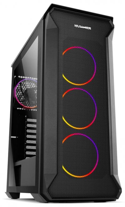NOX Bo&icirc;tier ATX semi-tour  Hummer Quantum RGB