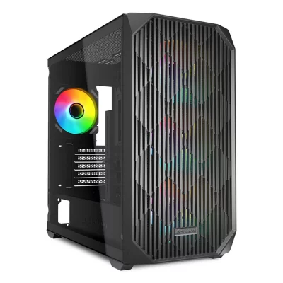 SHARKOON Bo&icirc;tier ATX semi-tour  MK3 RGB Noir