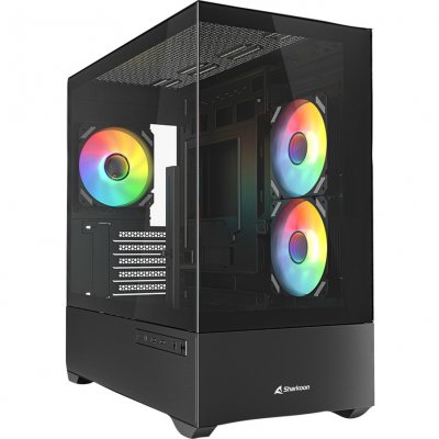 SHARKOON Bo&icirc;tier ATX semi-tour  MK6 RGB Midi Tower Blanco Blanc