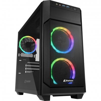 SHARKOON Bo&icirc;tier atx semi-tour  v1000 rgb