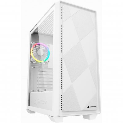 SHARKOON Bo&icirc;tier ATX semi-tour  VS8 RGB Blanc