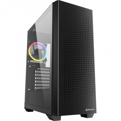 SHARKOON Bo&icirc;tier ATX semi-tour  VS9 RGB Noir