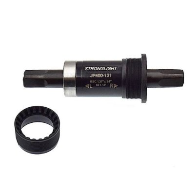 STRONGLIGHT Bo&icirc;tier de p&eacute;dalier  JP400 JIS &agrave; axe carr&eacute; pour filetag