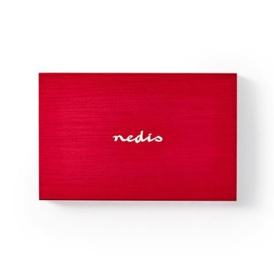 NEDIS Bo&icirc;tier disque dur  HDDE25310RD Rouge