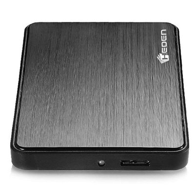 HEDEN Boitier externe  2.5' pour DD SATA, sortie USB 3.0 sans vis NOIR