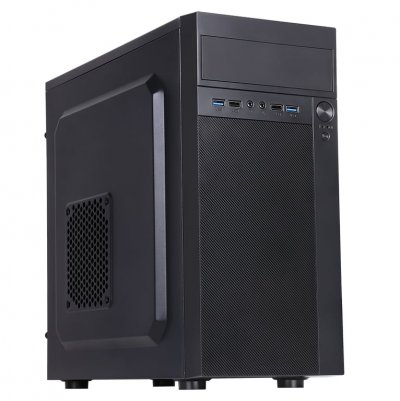 ITEK Bo&icirc;tier  Theon Mini Tour Micro ATX avec Alimentation 500W Noir