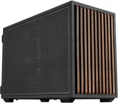 LIAN LI Boitier Mini Tour Micro ATX  B4 Wood (Noir) #4POURCENT