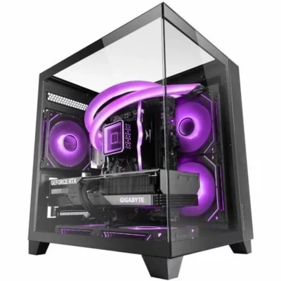 MARS GAMING Boitier mini tour micro atx mc-3cm avec panneaux vitr&eacute;s (noir) 8435693107699
