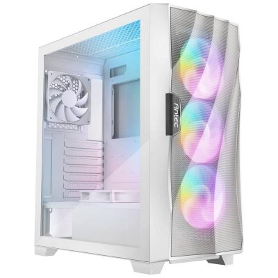 ANTEC Boitier Moyen Tour ATX  Dark Fleet DF700 Flux RGB avec Panneau vitr&eacute; (Blanc)