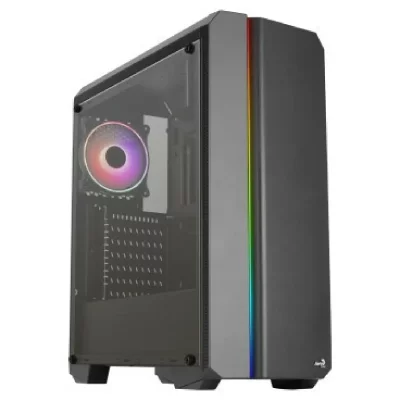 AEROCOOL Boitier moyen tour atx genesis v2 rgb avec panneau vitr&eacute; (noir) ACCM-PV40112.11