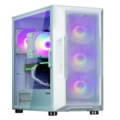 ZALMAN Boitier moyen tour atx i3 neo argb avec panneau vitr&eacute; (blanc) i3 Neo ARGB White 