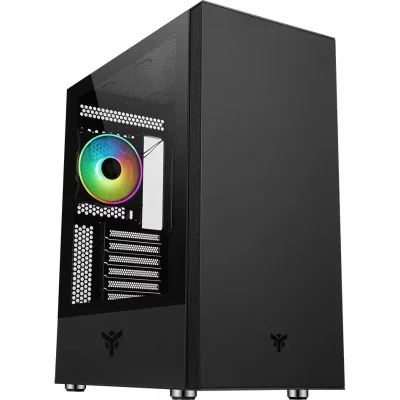 ITEK Boitier moyen tour atx  compatible vertibra s210 rgb avec panneau