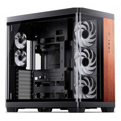 JONSBO Boitier Moyen Tour ATX  TK-4 RGB avec panneaux vitr&eacute;s (Noir/Bois) #3POURCENT