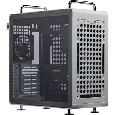 COOLER MASTER Boitier Moyen Tour E-ATX  Qube 540 avec panneau vitr&eacute; (Argent) #2POURCENT
