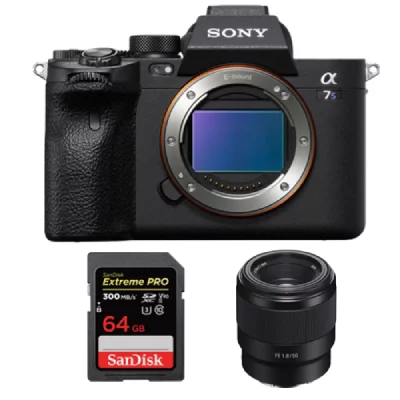 SONY Bo&icirc;tier Noir Alpha A7S III FE 50 mm f1.4 GM + SanDisk 64GB Extreme PRO UHS-II SDXC 300 MB/s