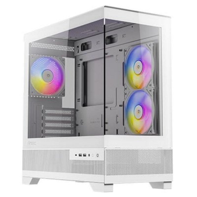 ANTEC Bo&icirc;tier PC >   Bo&icirc;tier PC  CX500M RGB WHITE - mT/Sans Alim/mATX 