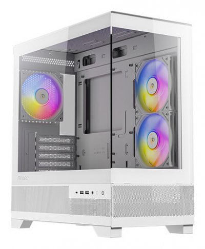 ANTEC Bo&icirc;tier PC  CX500M ARGB Blanc - mT/SansAlim/Micro-ATX 